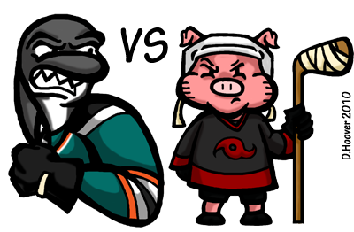 SJ Sharks vs the Carolina Hurricanes